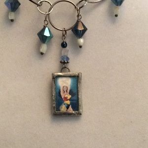 Lisa Benshoof Wonder Woman Earrings & Necklace